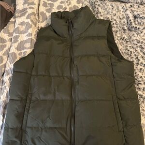 Old Navy Olive Green Puffer Vest